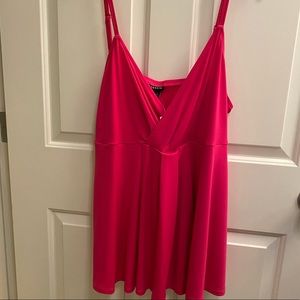 NWT Bright Pink Neon Pink Plus Size Torrid Camisole - Size 3